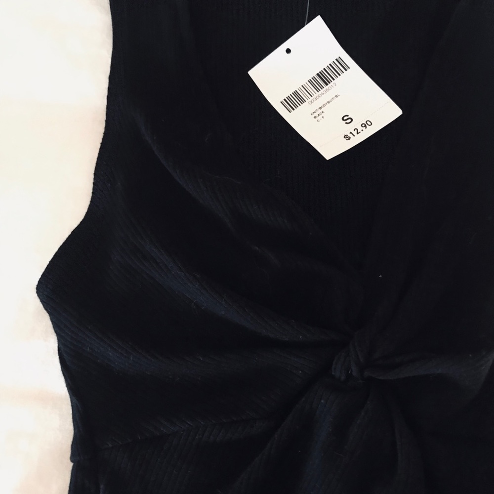 black bodysuit